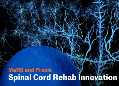 The award recipients of the first-ever Spinal Cord Rehab Innovation Challenge, held in partnership between Praxis Spinal Cord Institute and MaRS Discovery District